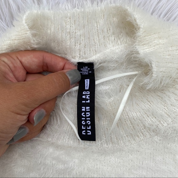 Fuzzy Colorblock Sweater - Picture 2 of 4